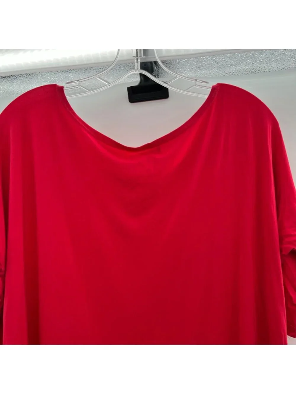 PIKO 1988 Women's Short Sleeve Boxy Top Pink Size Large